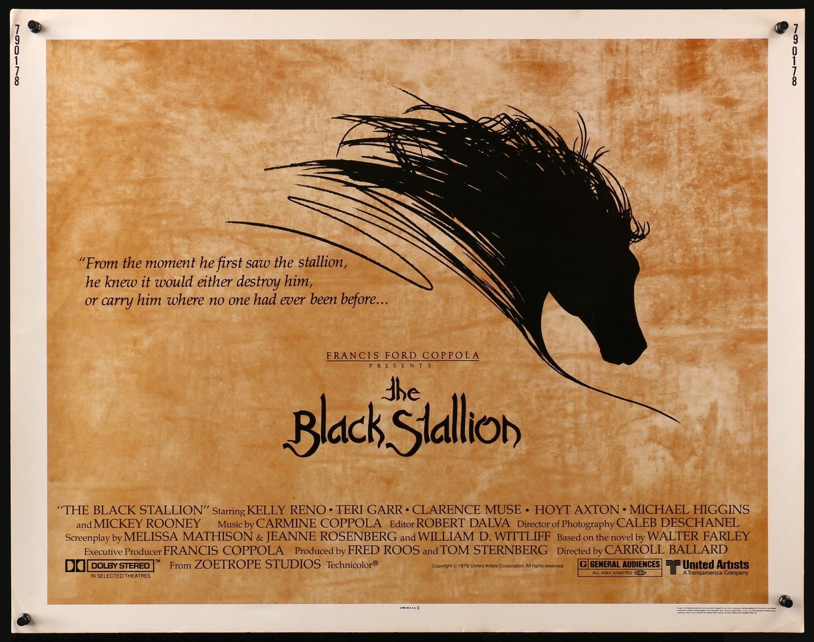 Black Stallion (1979) original movie poster for sale at Original Film Art - Vintage Movie Posters