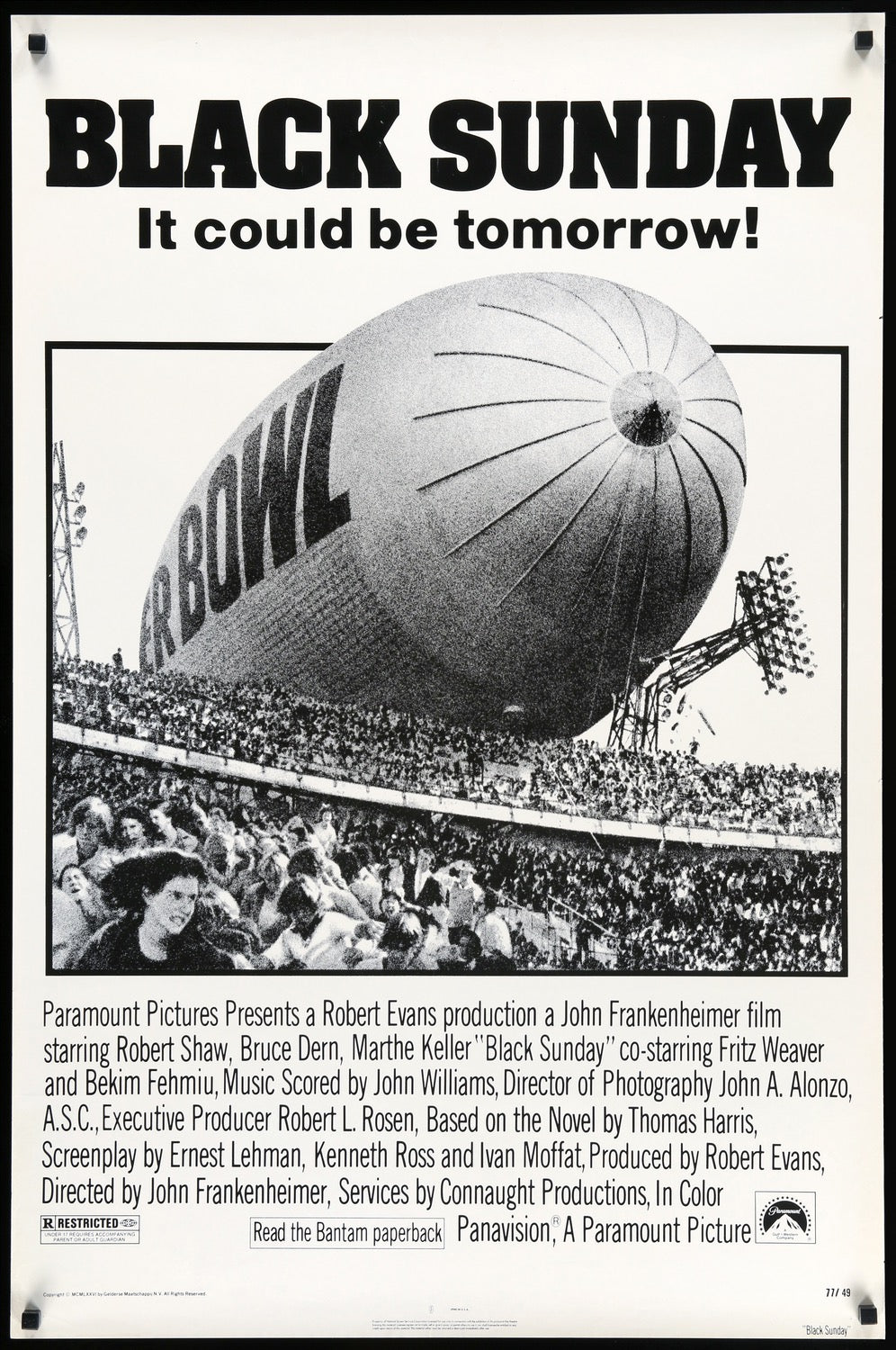 Black Sunday (1977) original movie poster for sale at Original Film Art