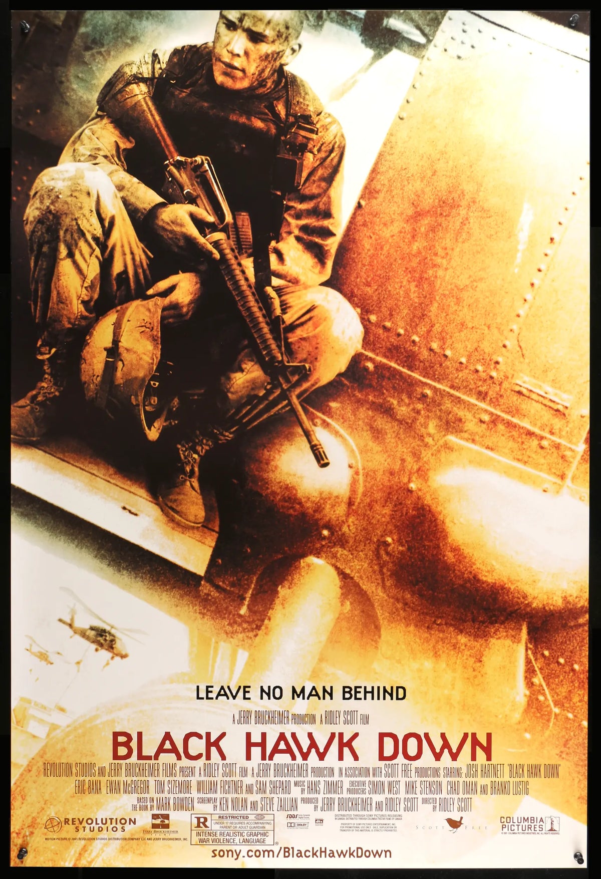 Black Hawk Down (2001) original movie poster for sale at Original Film Art - Vintage Movie Posters