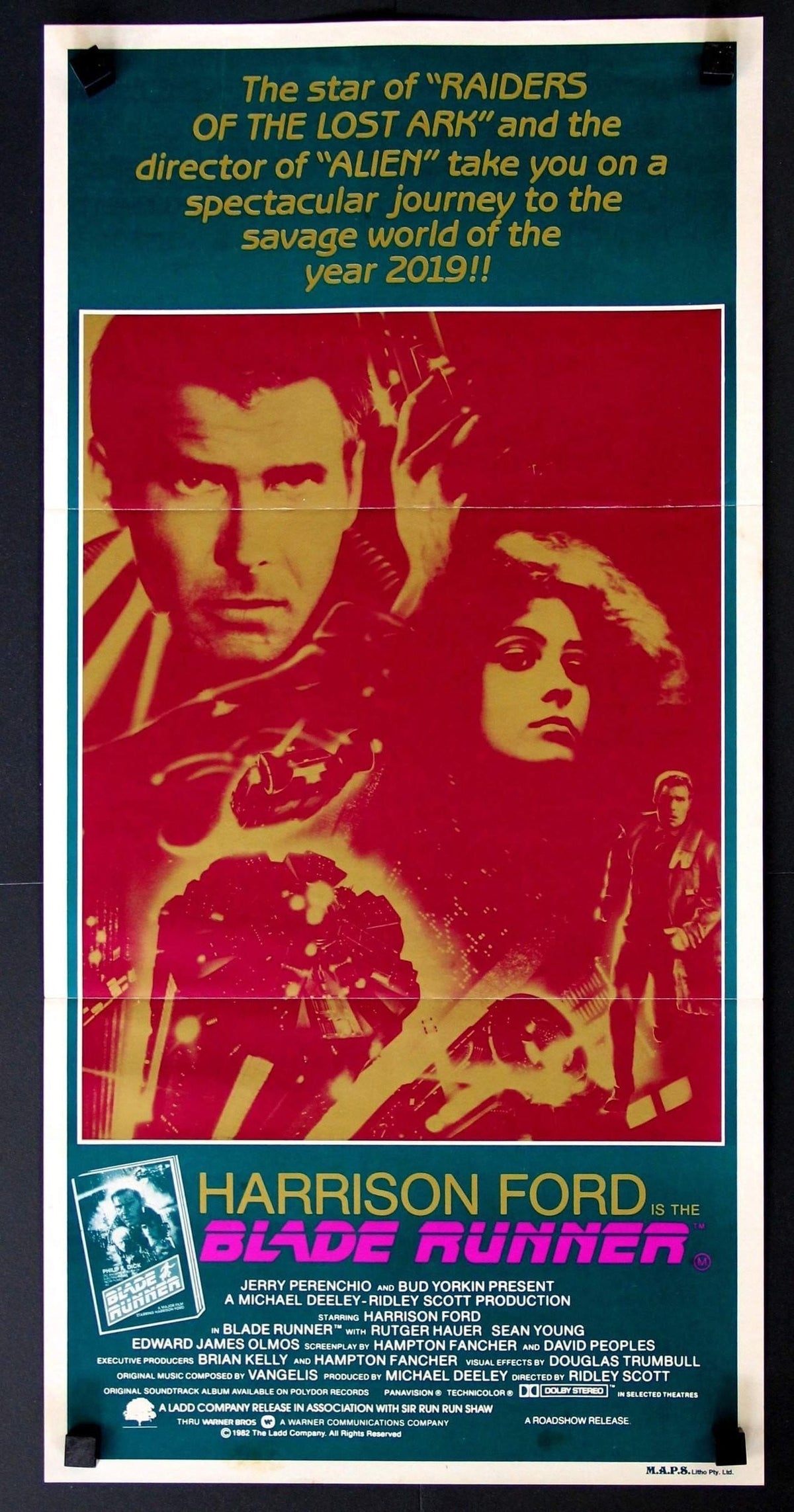 Blade Runner (1982) original movie poster for sale at Original Film Art