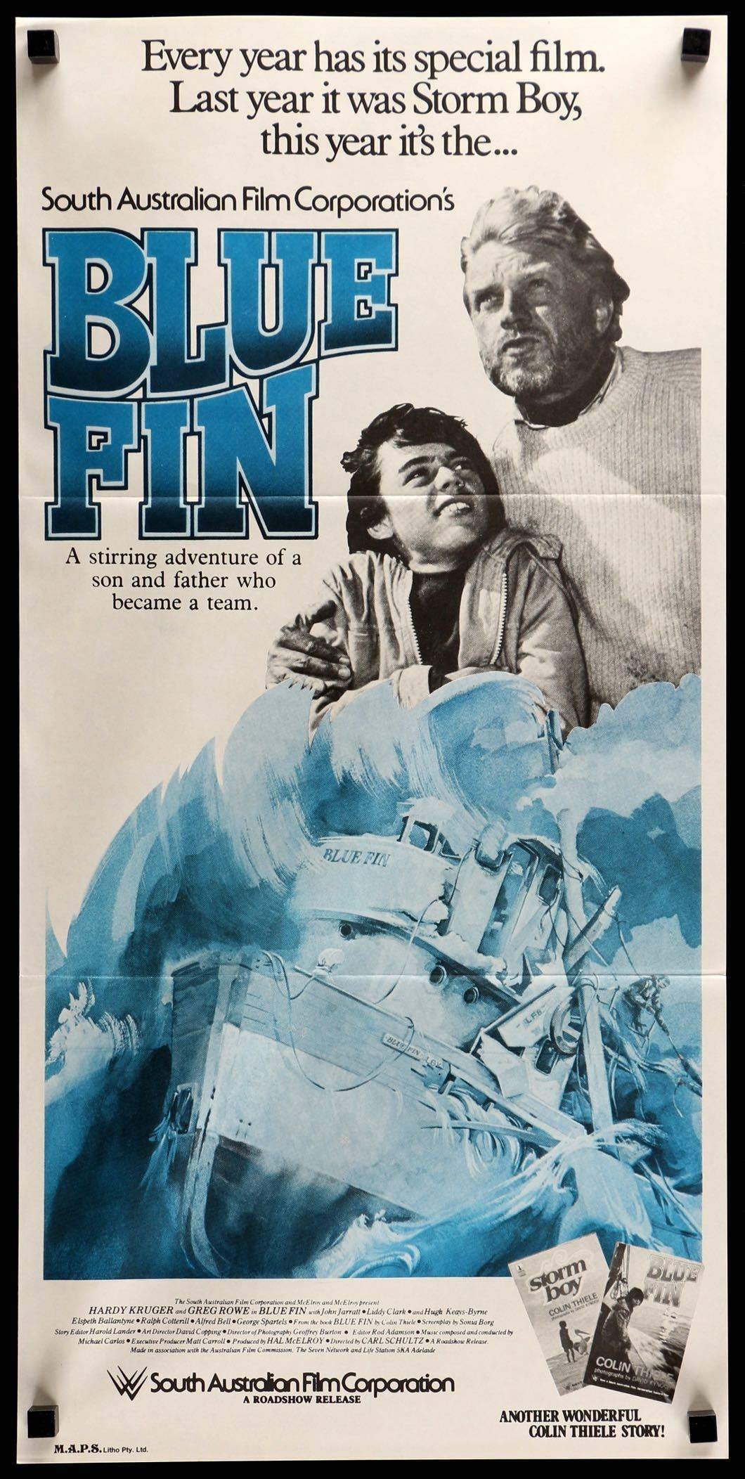 Blue Fin (1978) original movie poster for sale at Original Film Art