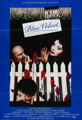 Blue Velvet (1986) original movie poster for sale at Original Film Art - Vintage Movie Posters