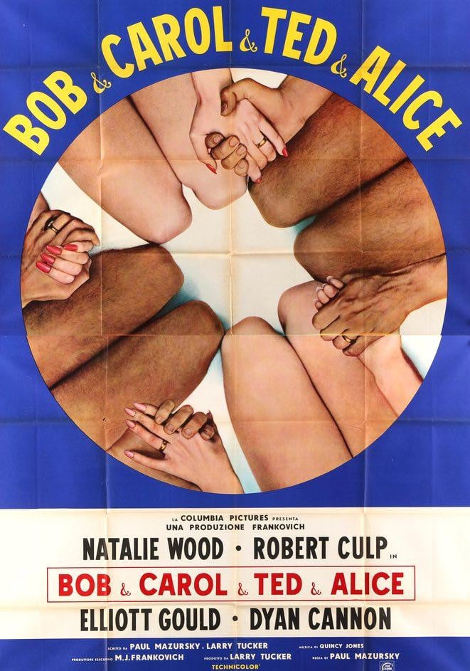 Bob and Carol and Ted and Alice (1969) original movie poster for sale at Original Film Art - Vintage Movie Posters