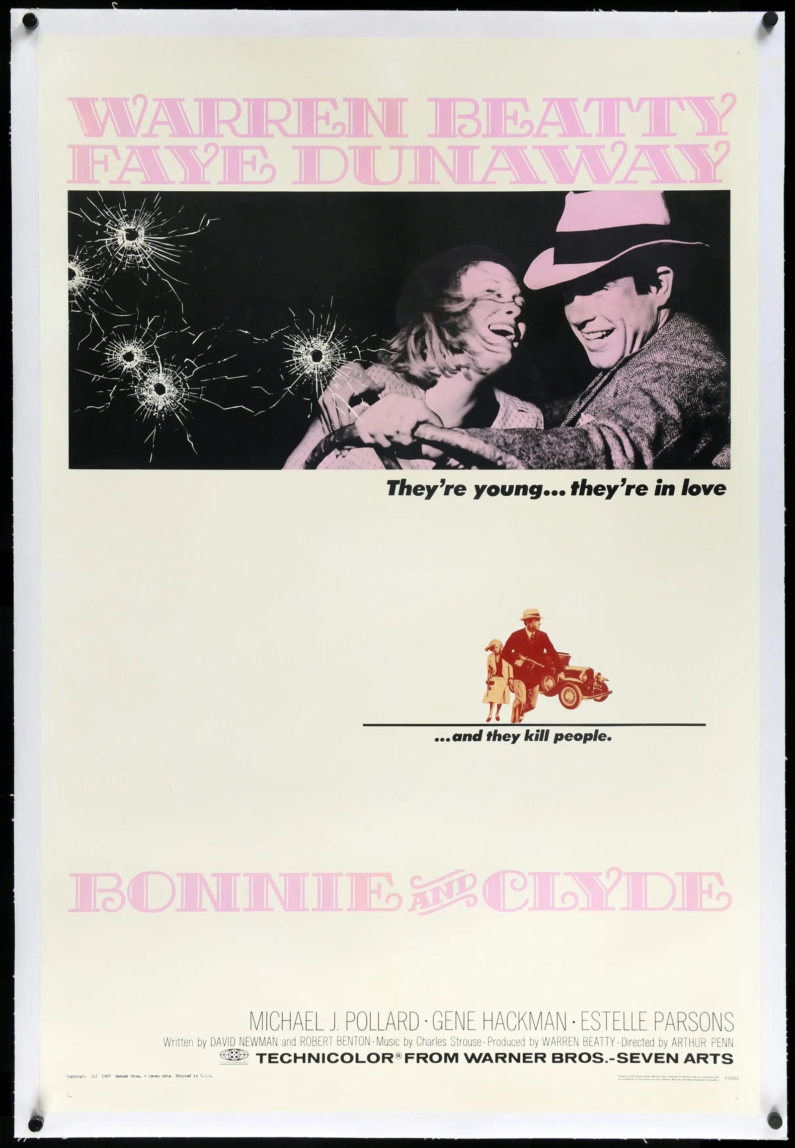 Bonnie and Clyde (1967) original movie poster for sale at Original Film Art - Vintage Movie Posters