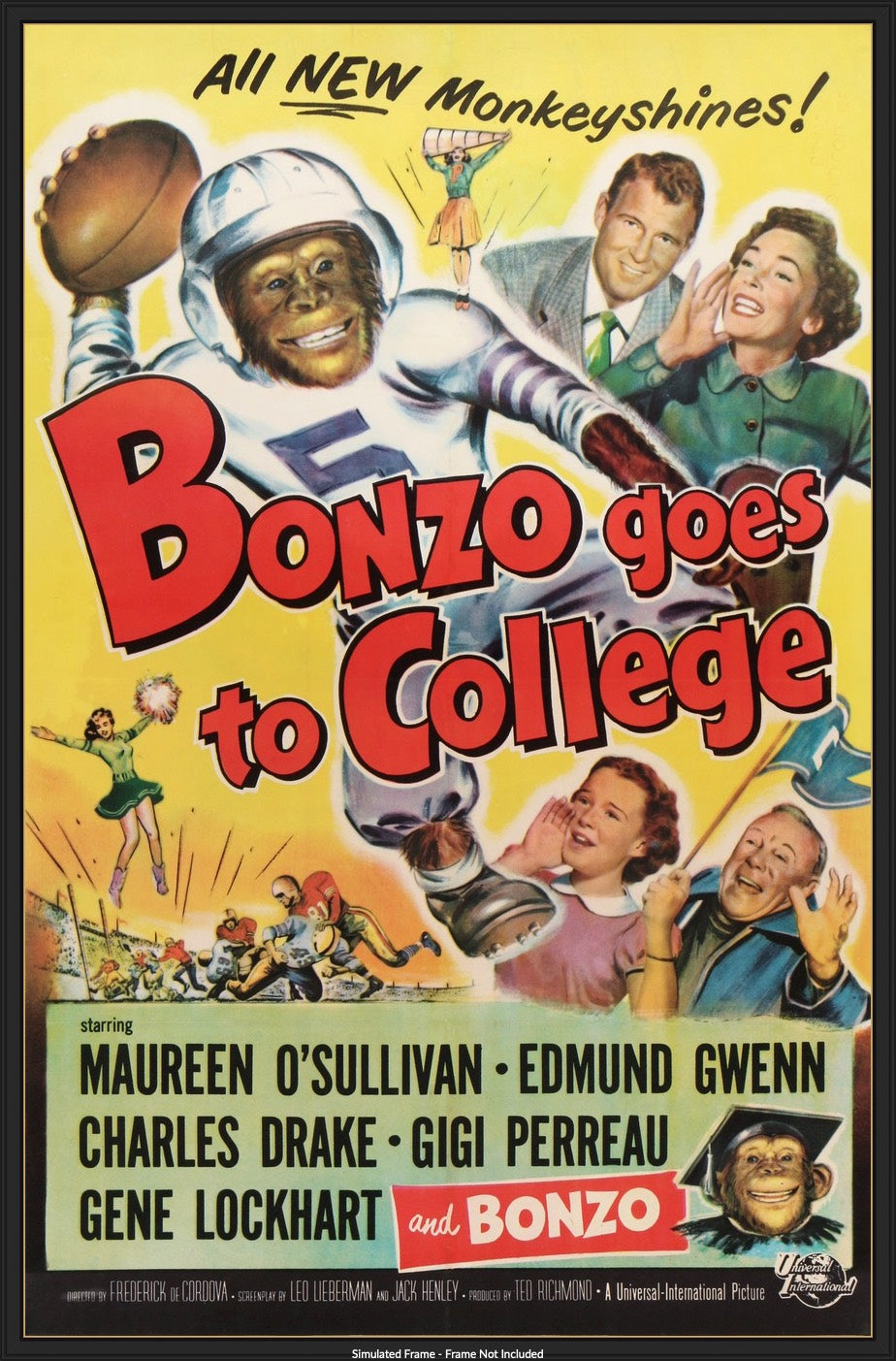 Bonzo Goes to College (1952) original movie poster for sale at Original Film Art - Vintage Movie Posters