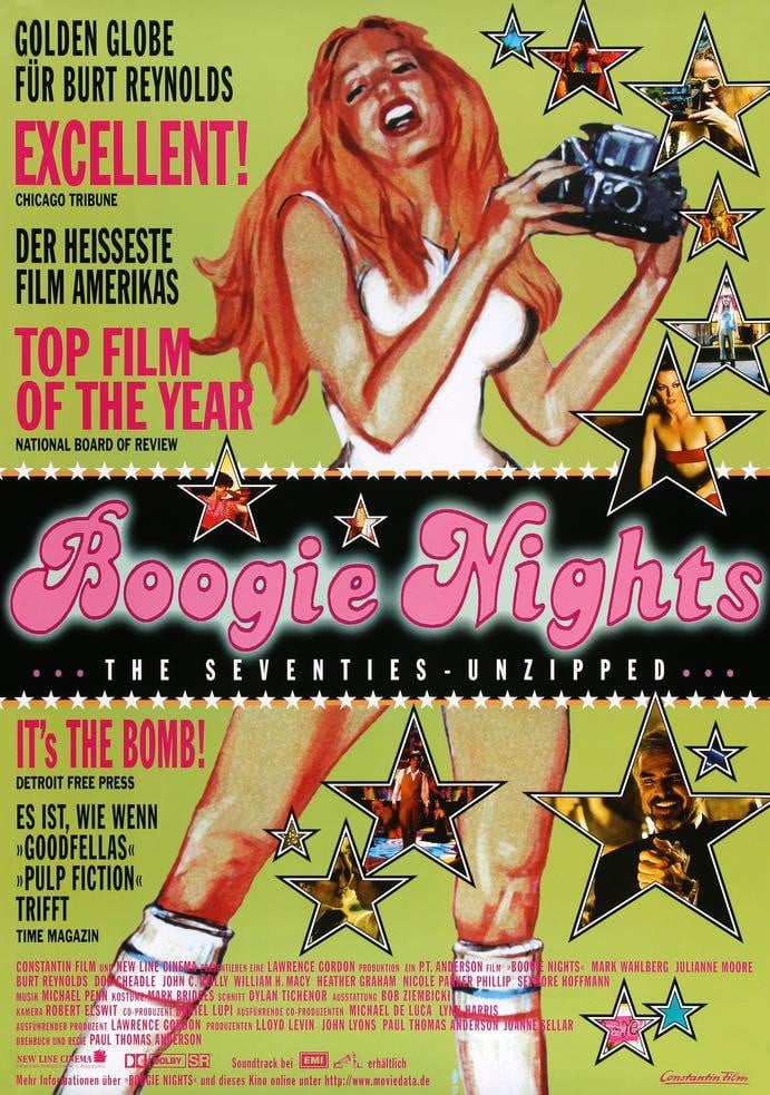 Boogie Nights (1997) original movie poster for sale at Original Film Art - Vintage Movie Posters