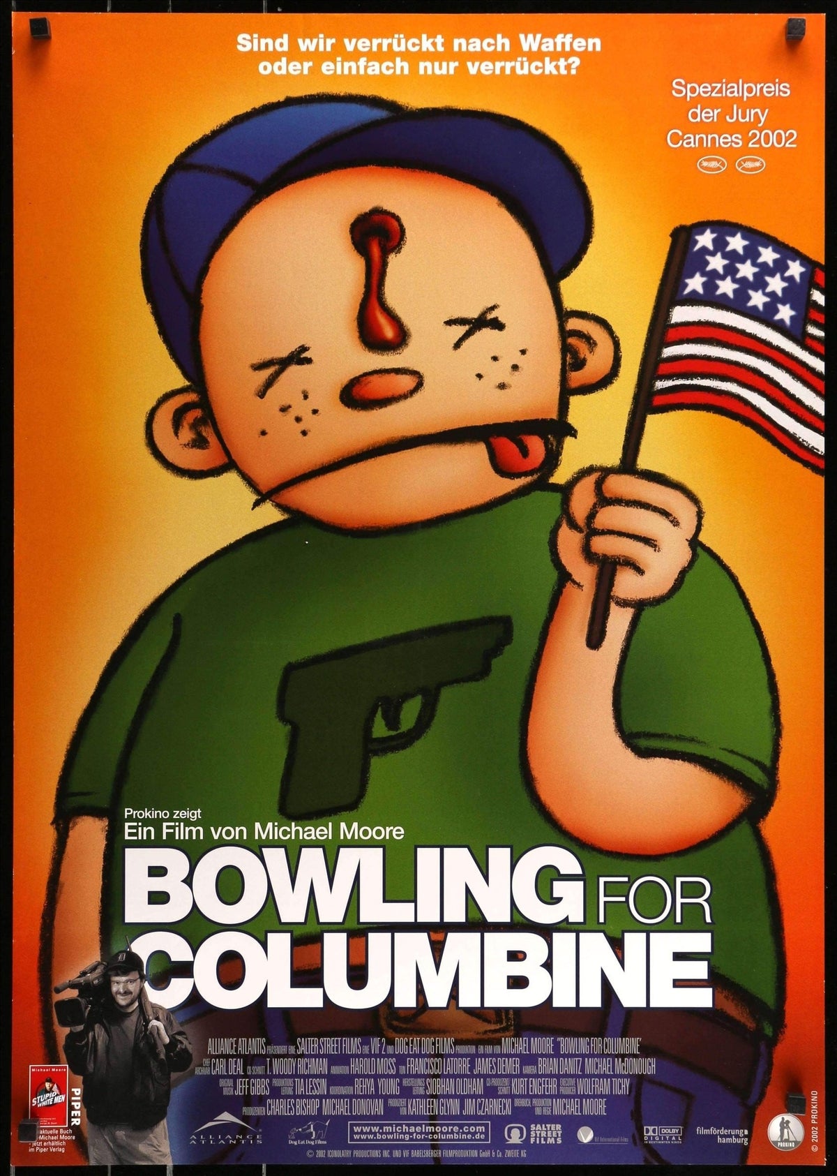 Bowling for Columbine (2002) original movie poster for sale at Original Film Art - Vintage Movie Posters