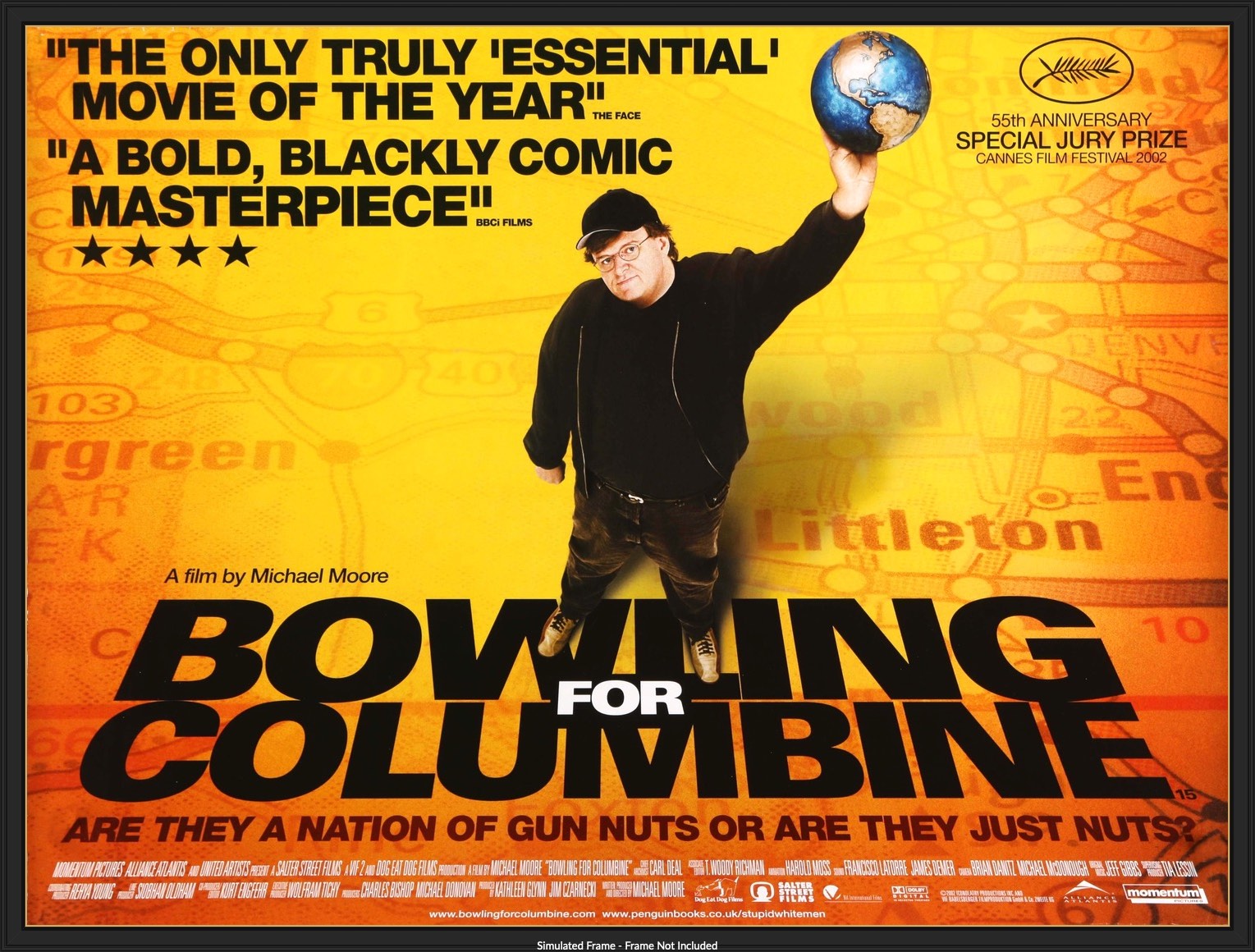 Bowling for Columbine (2002) original movie poster for sale at Original Film Art