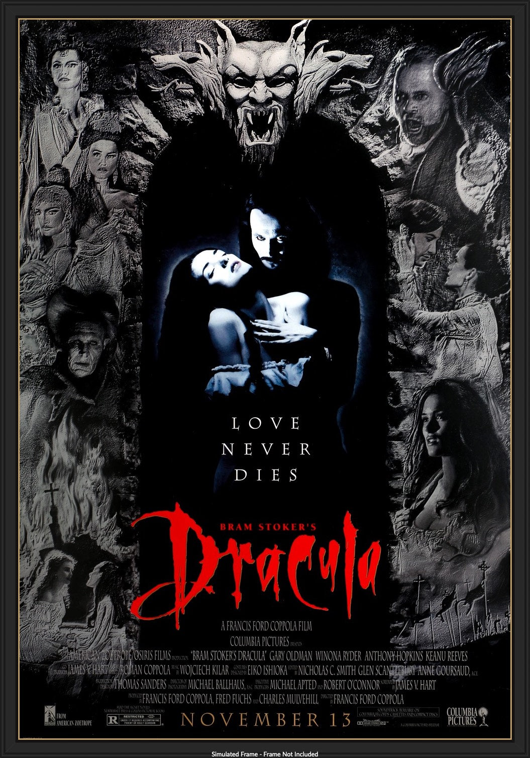Bram Stoker's Dracula (1992) original movie poster for sale at Original Film Art - Vintage Movie Posters