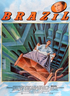 Brazil (1985) Original French Grande Movie Poster - Original Film