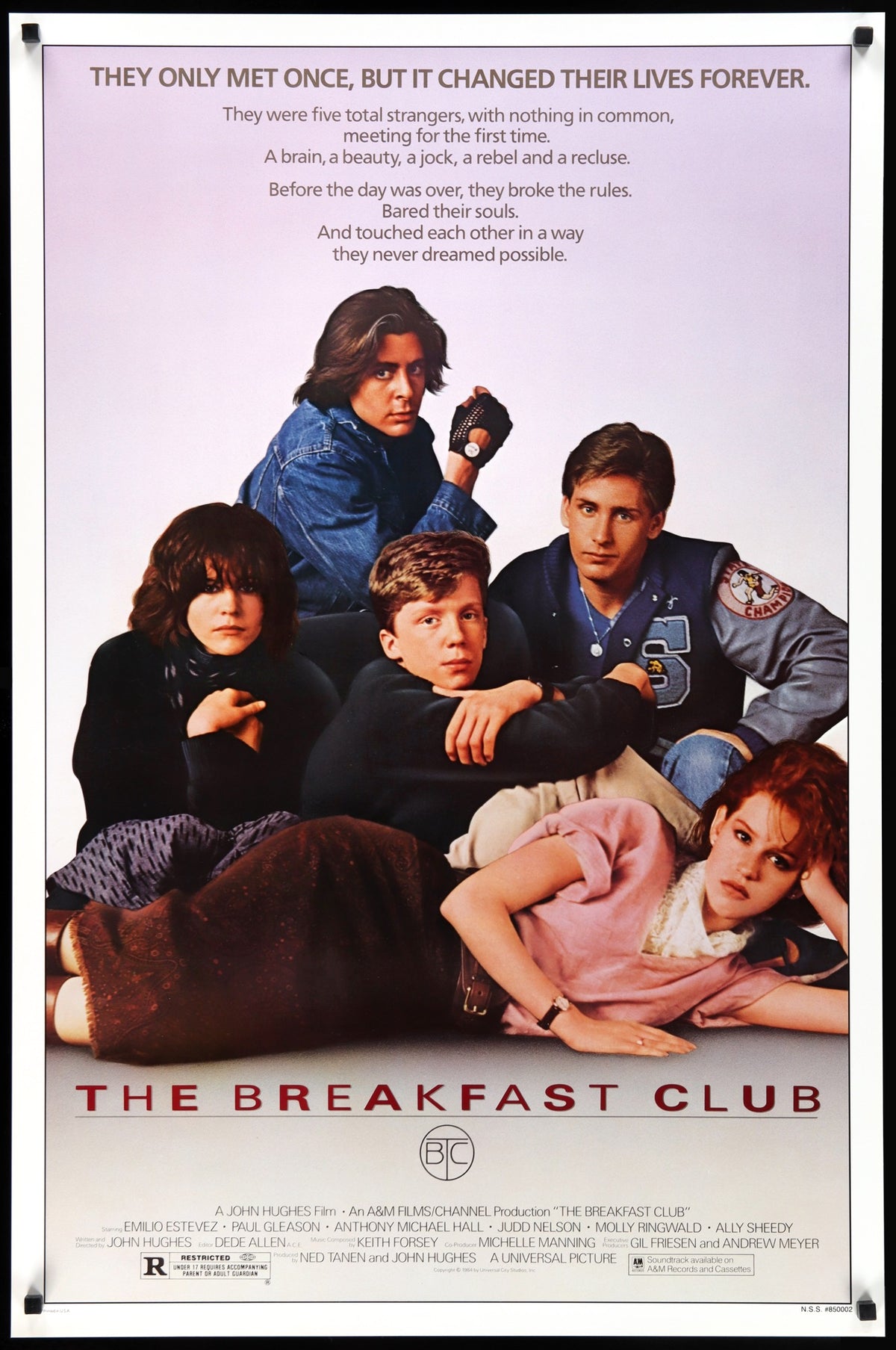Breakfast Club (1985) original movie poster for sale at Original Film Art - Vintage Movie Posters