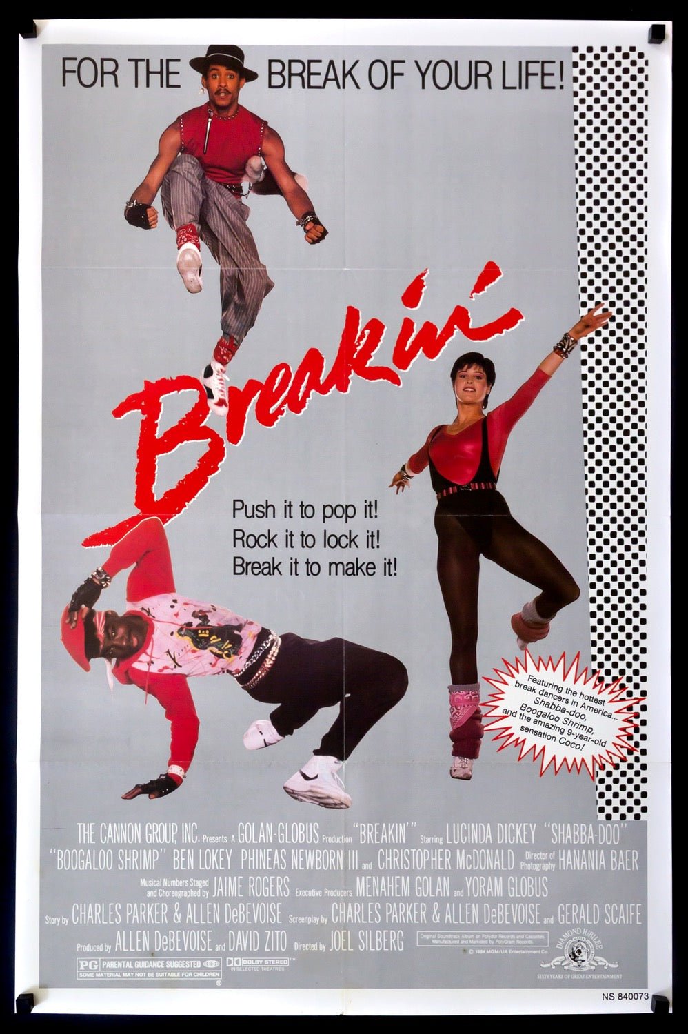 Breakin' (1984) original movie poster for sale at Original Film Art