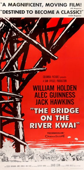 Bridge on the River Kwai (1958) original movie poster for sale at Original Film Art - Vintage Movie Posters