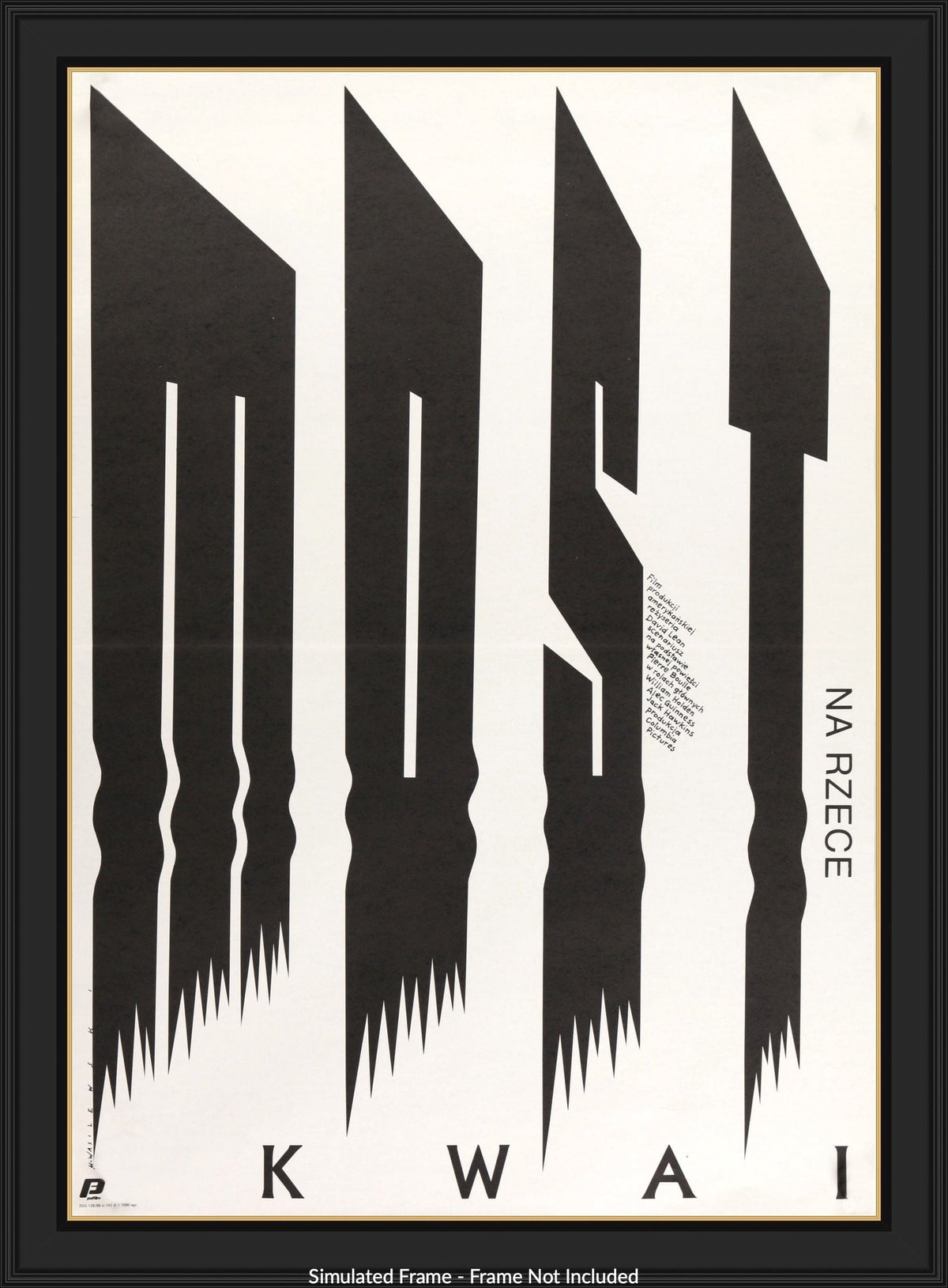 Bridge on the River Kwai (1958) original movie poster for sale at Original Film Art - Vintage Movie Posters