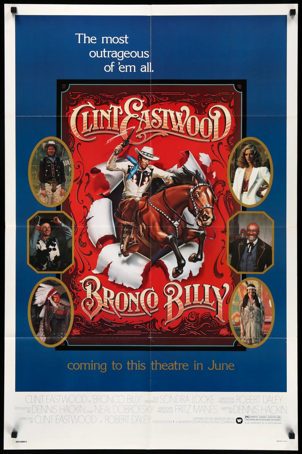 Bronco Billy (1980) original movie poster for sale at Original Film Art