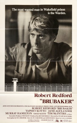 Brubaker (1980) original movie poster for sale at Original Film Art - Vintage Movie Posters