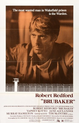 Brubaker (1980) original movie poster for sale at Original Film Art - Vintage Movie Posters