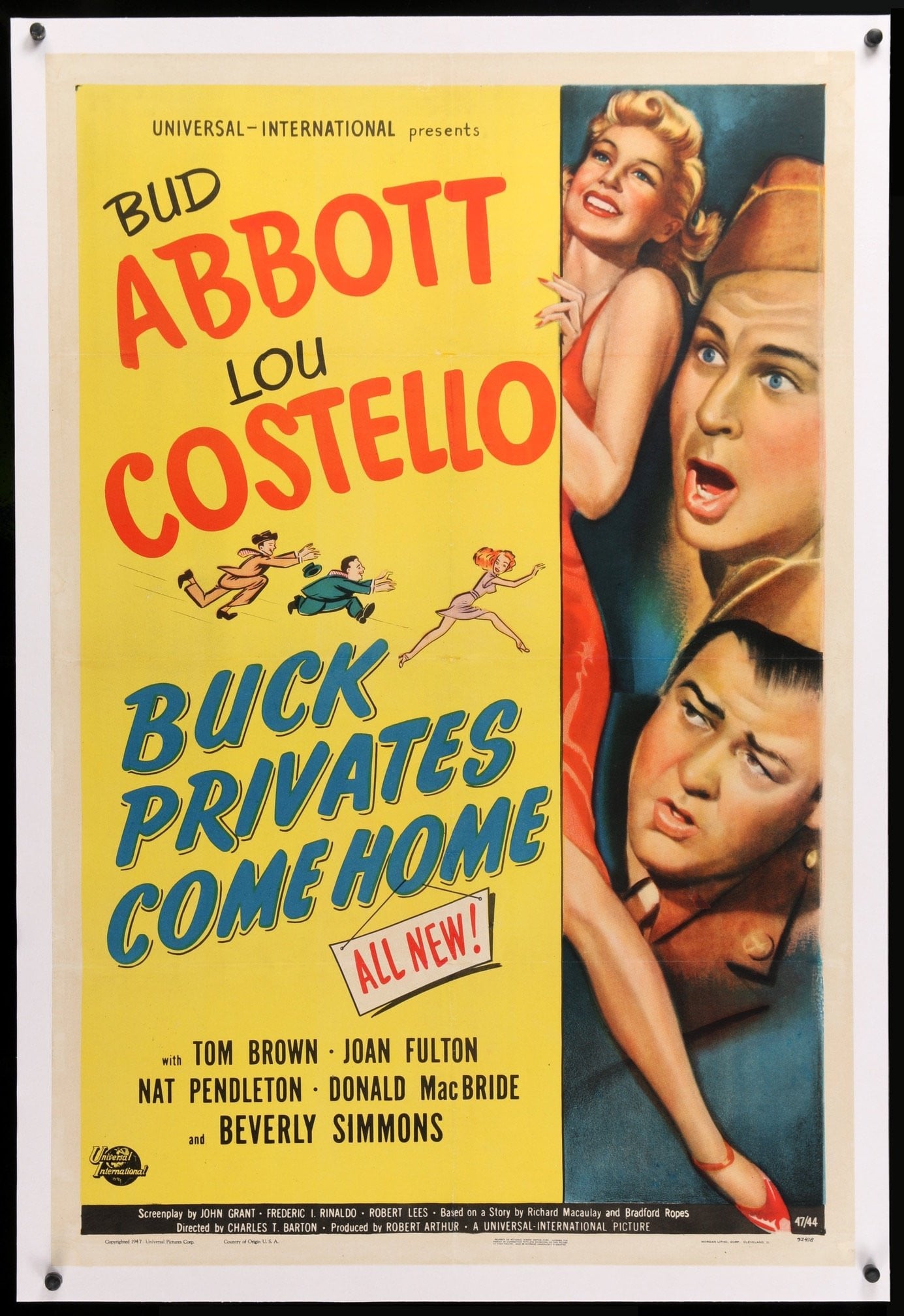 Buck Privates Come Home (1947) original movie poster for sale at Original Film Art