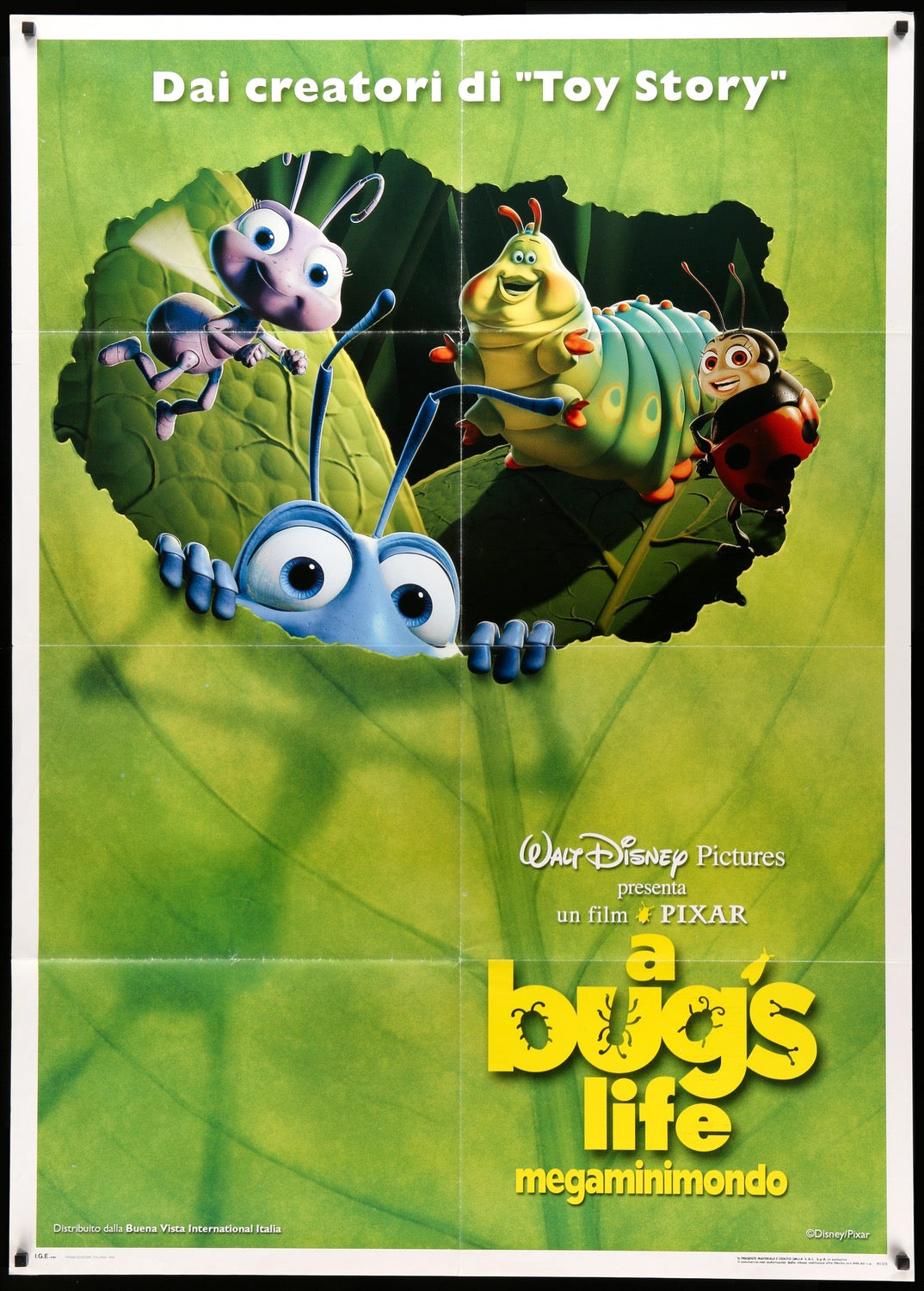 Bug&#39;s Life (1998) original movie poster for sale at Original Film Art - Vintage Movie Posters