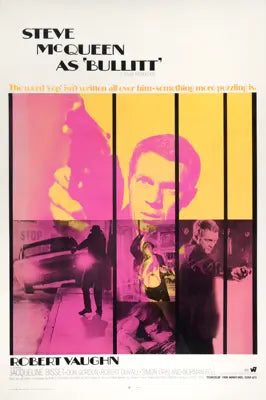 Bullitt (1968) original movie poster for sale at Original Film Art - Vintage Movie Posters