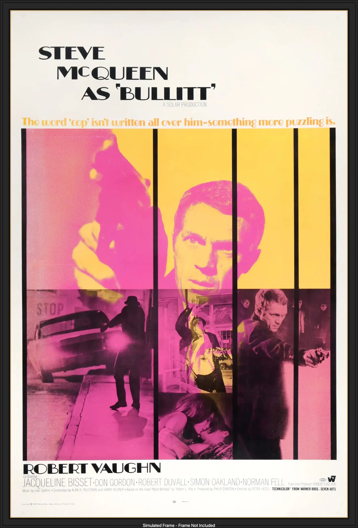 Bullitt (1968) original movie poster for sale at Original Film Art - Vintage Movie Posters