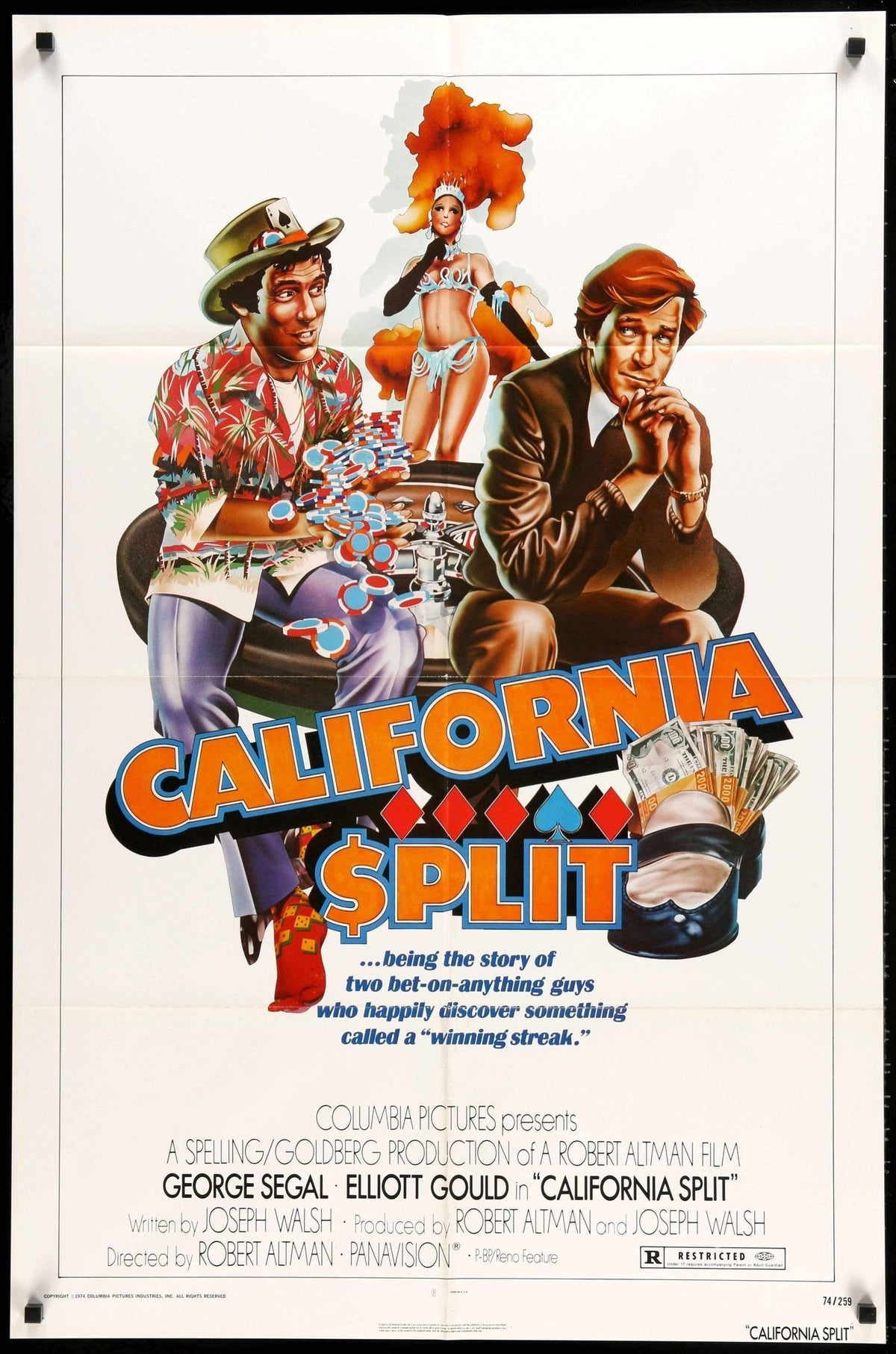 California Split (1974) original movie poster for sale at Original Film Art