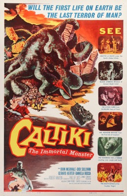 Caltiki, The Immortal Monster (1959) original movie poster for sale at Original Film Art - Vintage Movie Posters