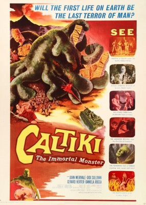 Caltiki, The Immortal Monster (1959) original movie poster for sale at Original Film Art