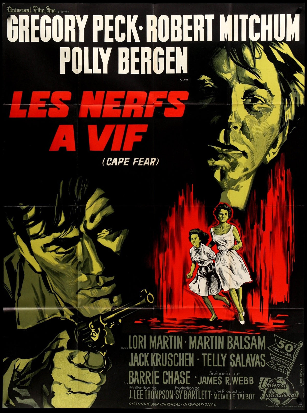Cape Fear (1962) original movie poster for sale at Original Film Art