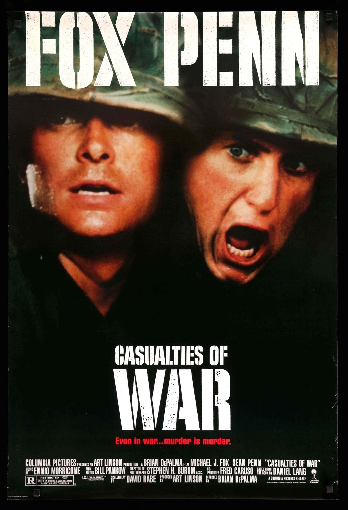 Casualties of War (1989) original movie poster for sale at Original Film Art