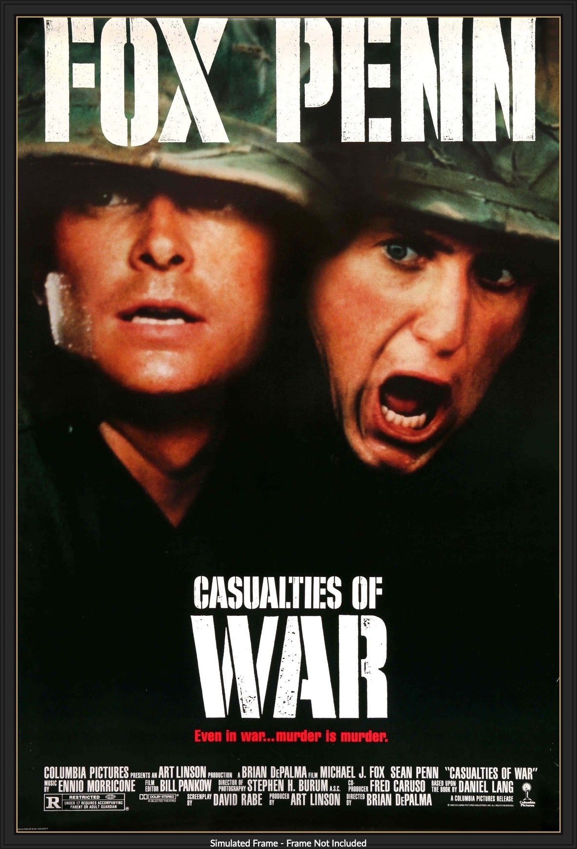 Casualties of War (1989) original movie poster for sale at Original Film Art