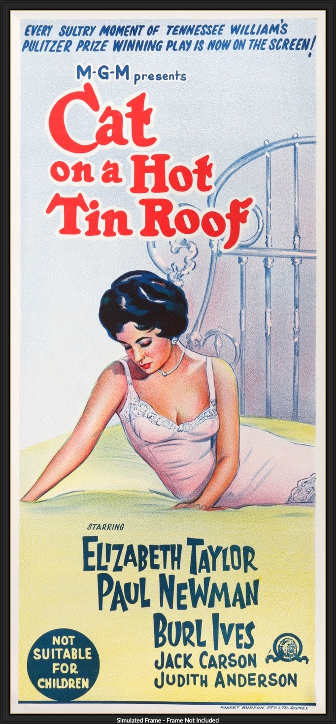 Cat on a Hot Tin Roof (1958) original movie poster for sale at Original Film Art