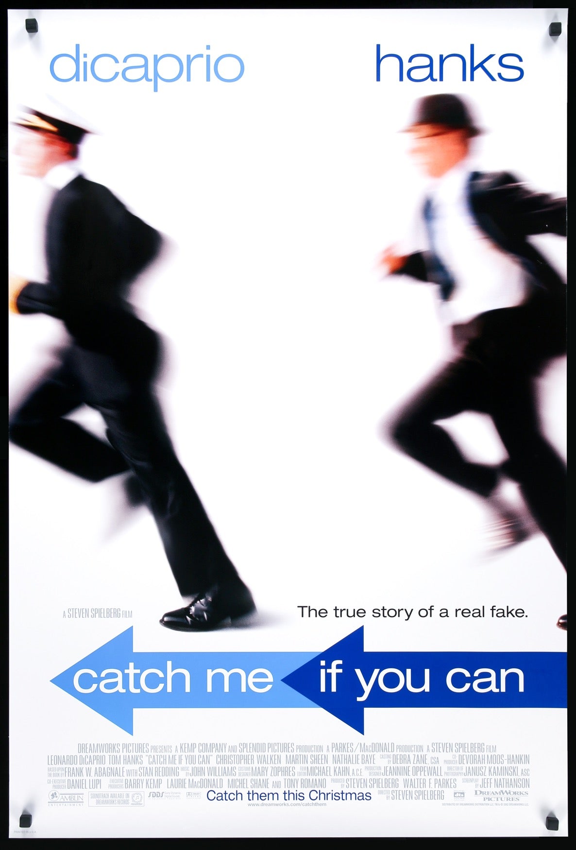 Catch Me If You Can (2002) original movie poster for sale at Original Film Art - Vintage Movie Posters
