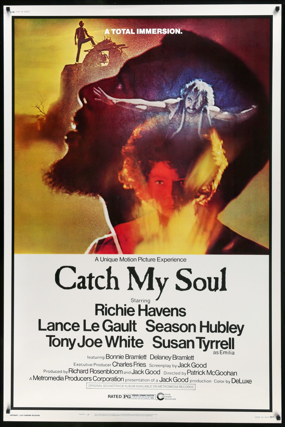 Catch My Soul (1974) original movie poster for sale at Original Film Art - Vintage Movie Posters