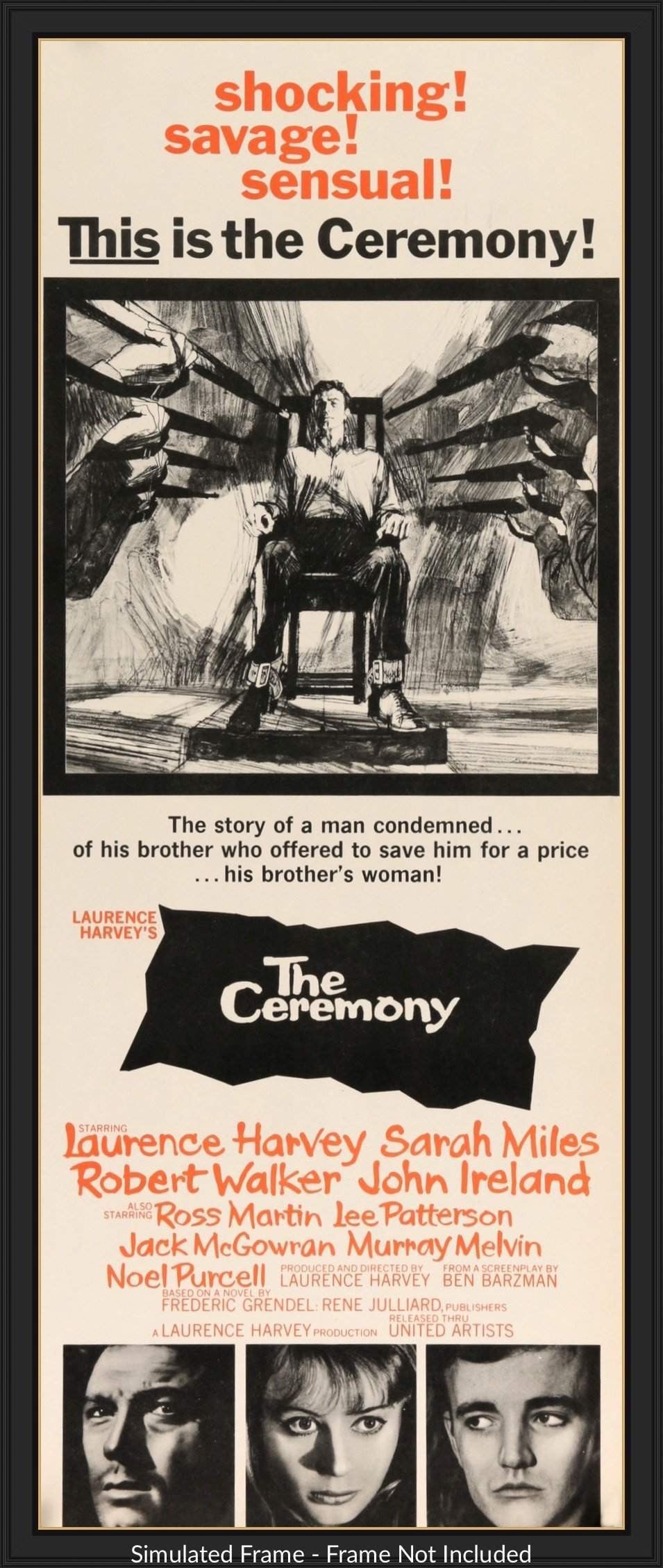 Ceremony (1963) original movie poster for sale at Original Film Art