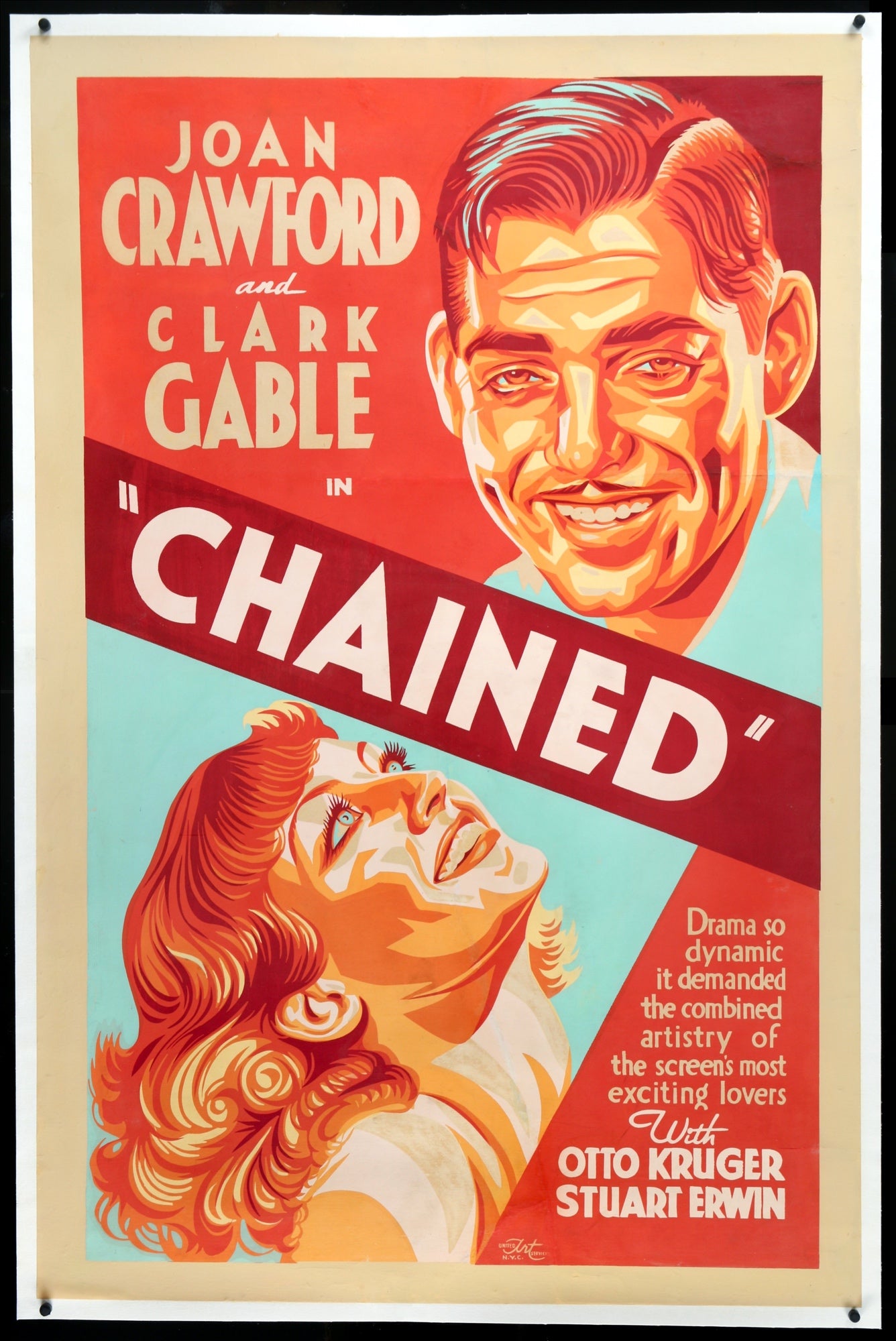 Chained (1934) original movie poster for sale at Original Film Art