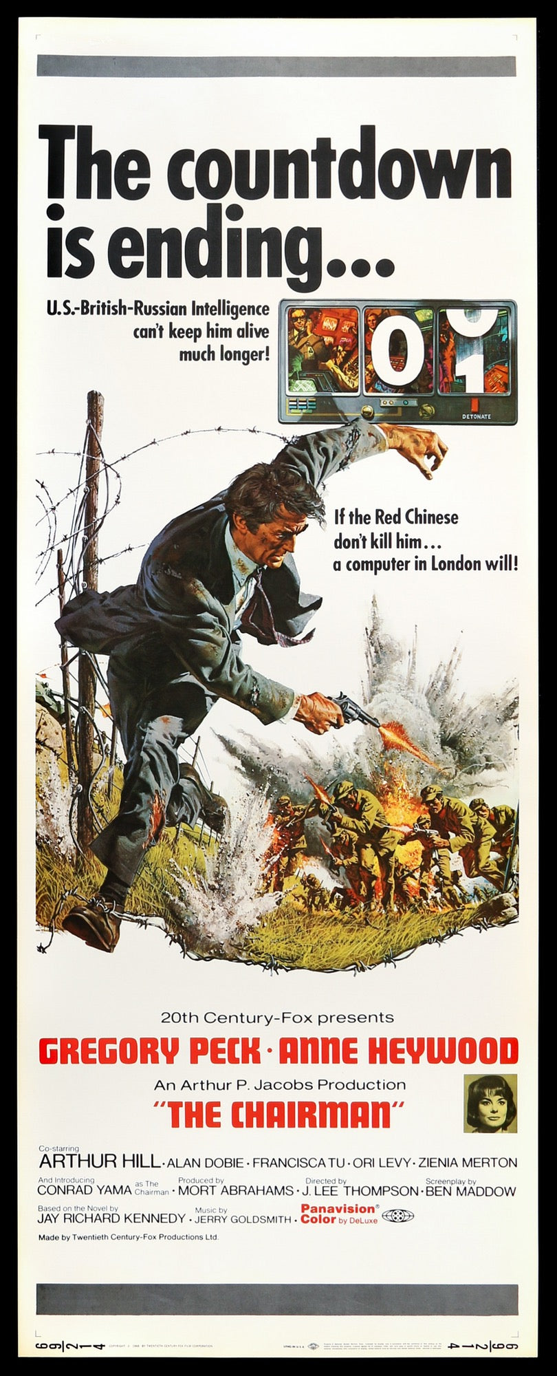 Chairman (1969) original movie poster for sale at Original Film Art - Vintage Movie Posters