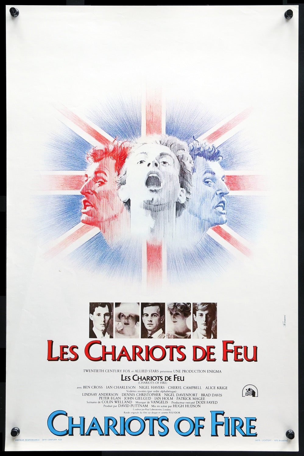 Chariots of Fire (1981) original movie poster for sale at Original Film Art