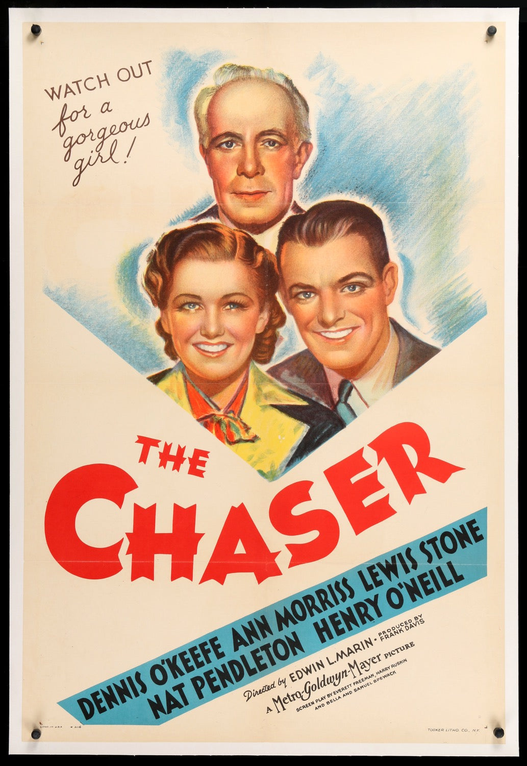 Chaser (1938) original movie poster for sale at Original Film Art - Vintage Movie Posters