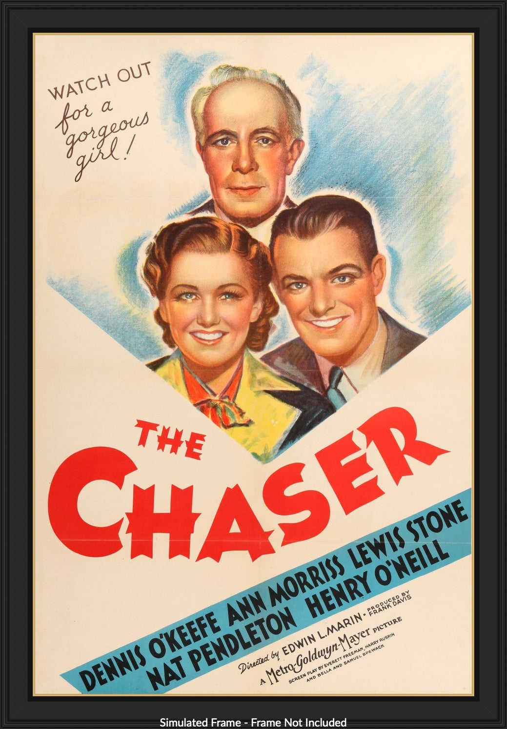 Chaser (1938) original movie poster for sale at Original Film Art