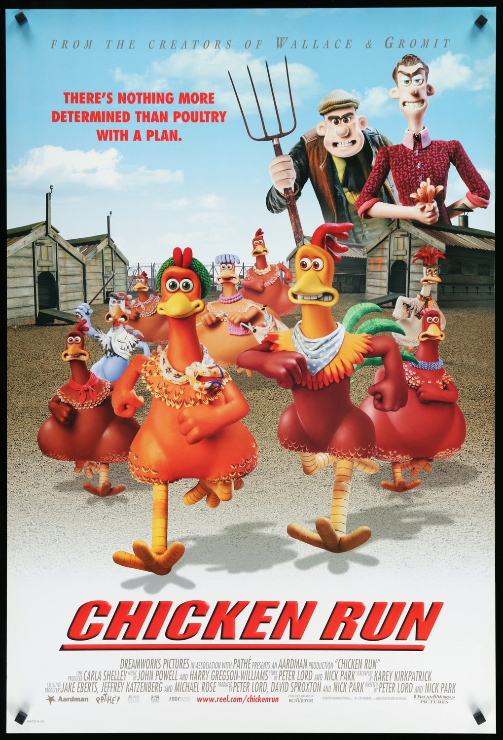 Chicken Run (2000) original movie poster for sale at Original Film Art - Vintage Movie Posters