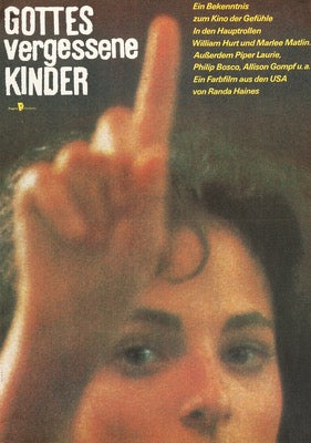 Children of a Lesser God (1986) original movie poster for sale at Original Film Art - Vintage Movie Posters