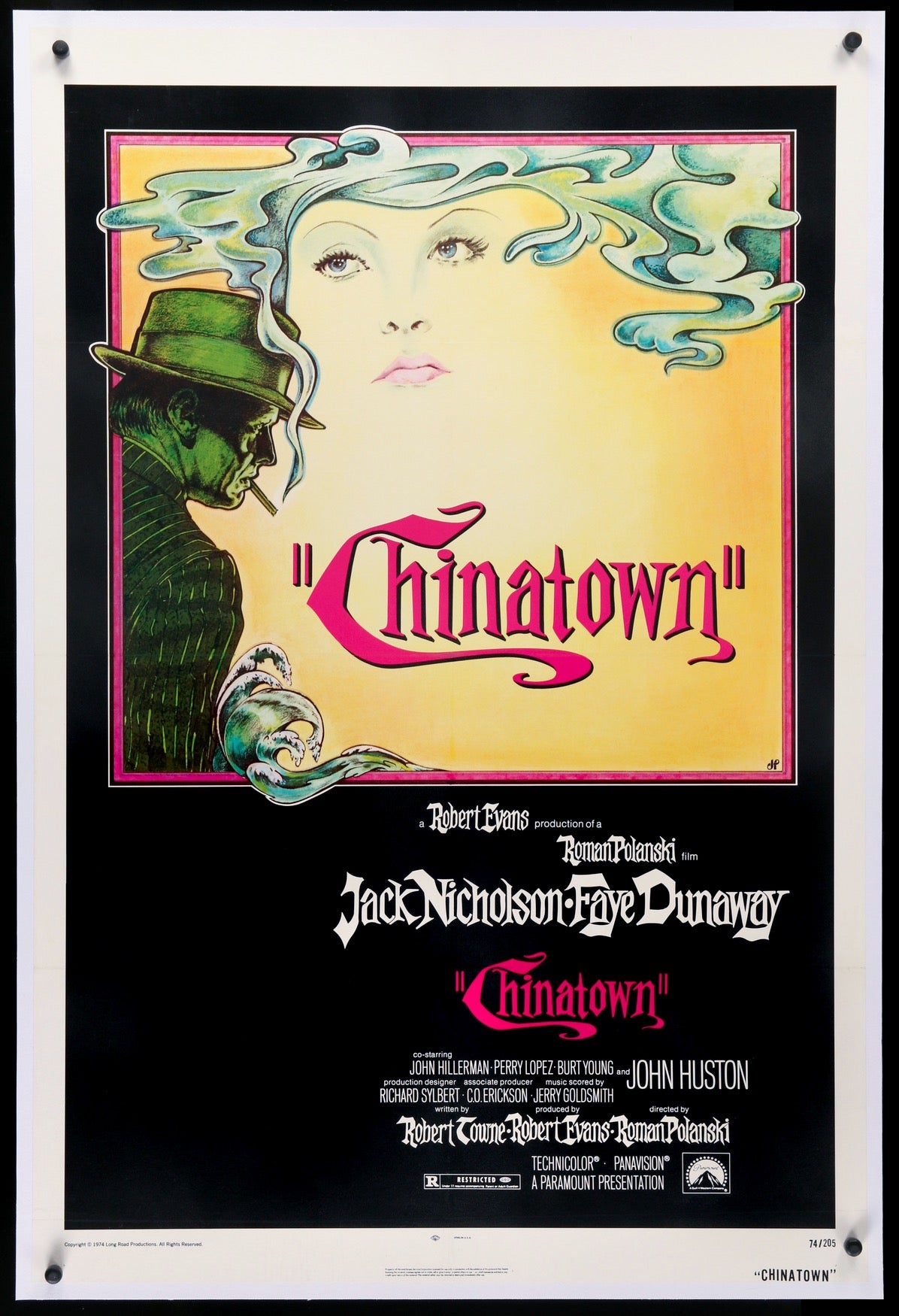 Chinatown (1974) original movie poster for sale at Original Film Art - Vintage Movie Posters