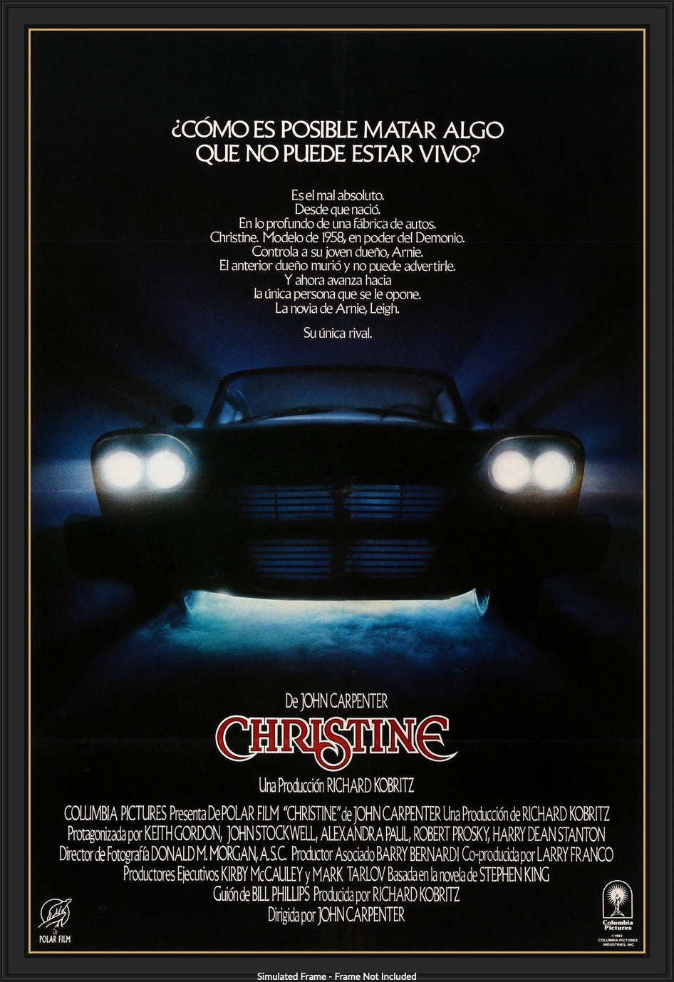 Christine (1983) original movie poster for sale at Original Film Art - Vintage Movie Posters