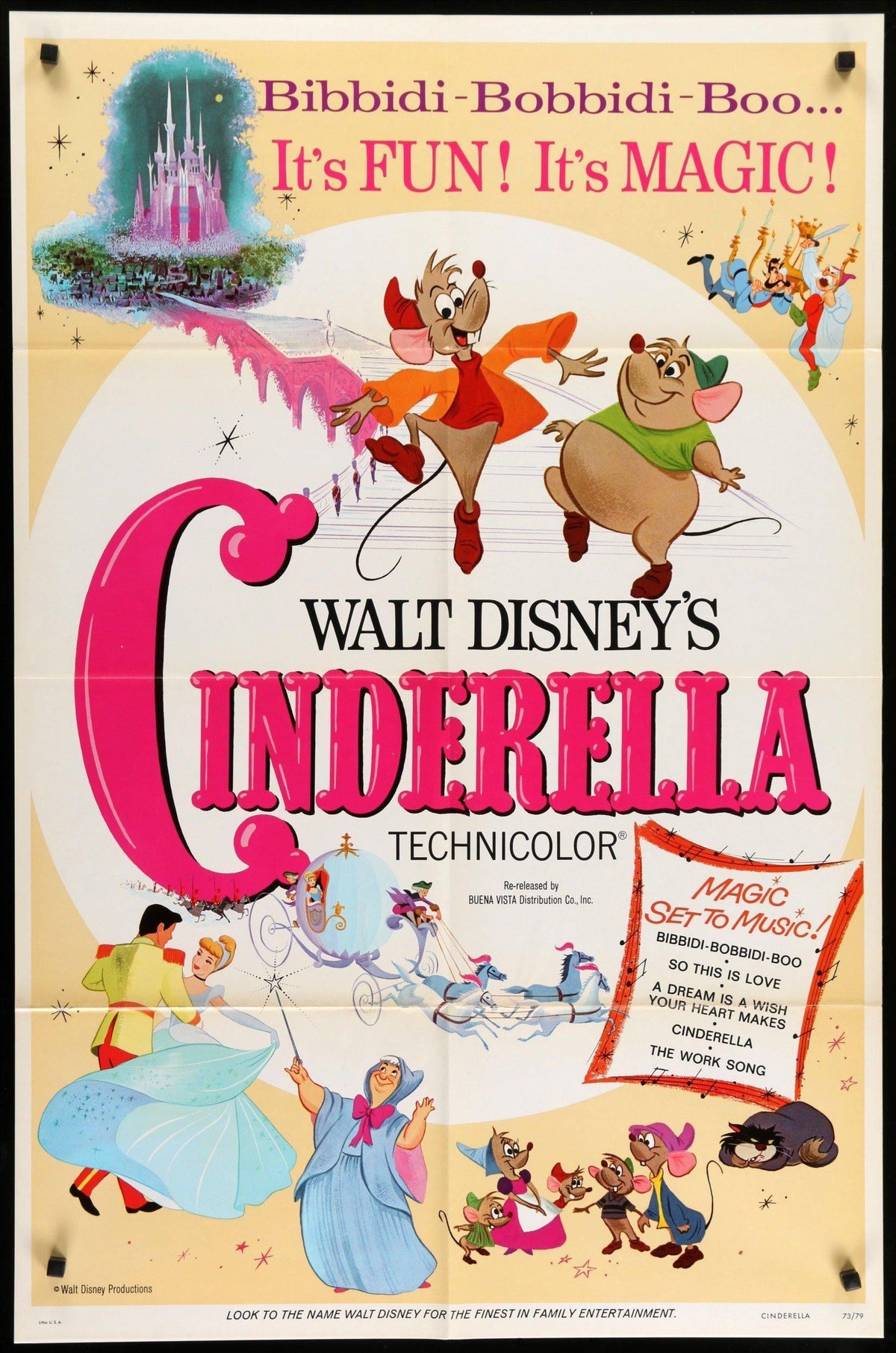 Cinderella (1950) original movie poster for sale at Original Film Art - Vintage Movie Posters
