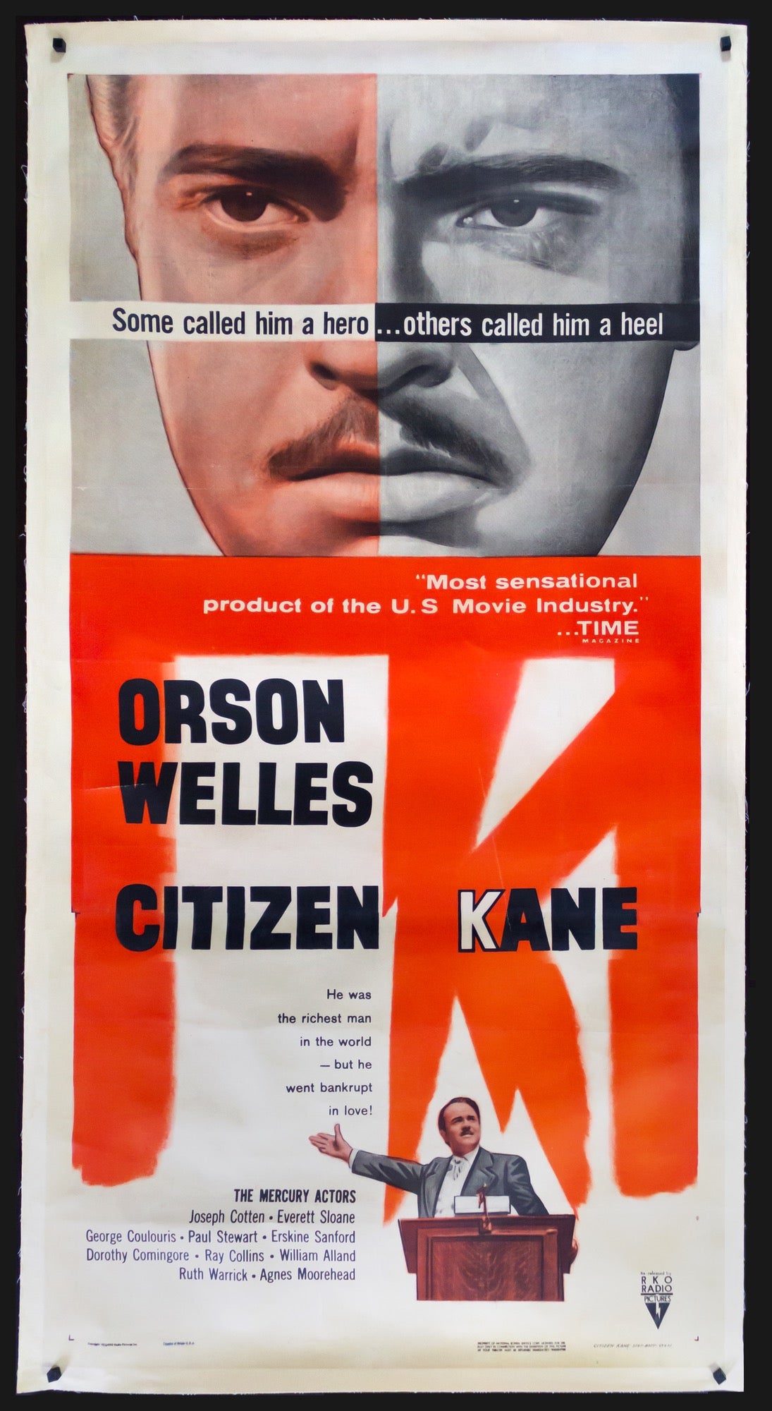 Citizen Kane (1941) original movie poster for sale at Original Film Art - Vintage Movie Posters