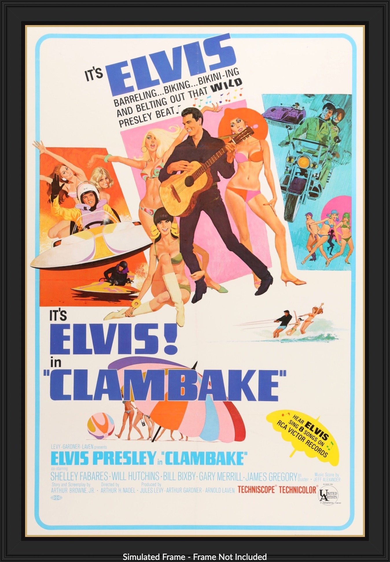 Clambake (1967) original movie poster for sale at Original Film Art - Vintage Movie Posters