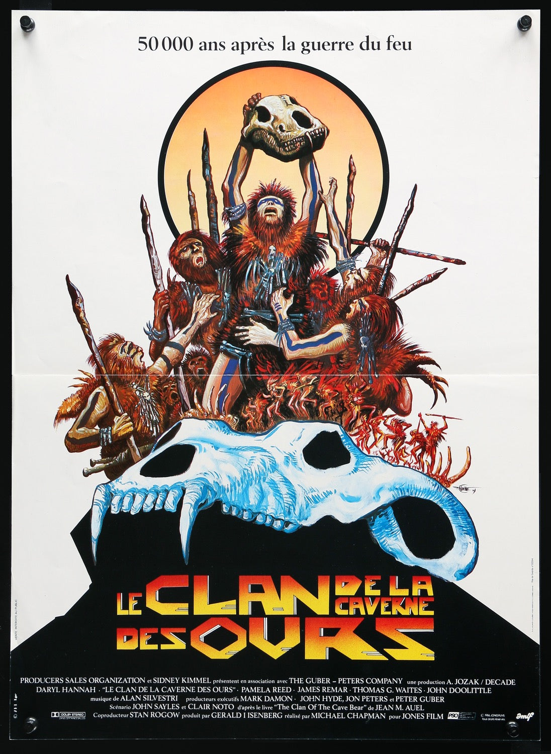 Clan of the Cave Bear (1986) original movie poster for sale at Original Film Art