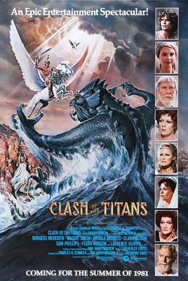 Clash of the Titans (1981) Linen-Backed One-Sheet Movie Poster - Original  Film Art - Vintage Movie Posters