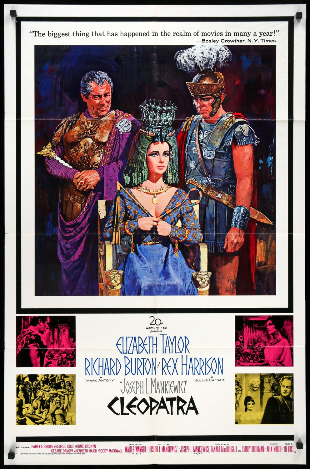 Cleopatra (1963) original movie poster for sale at Original Film Art